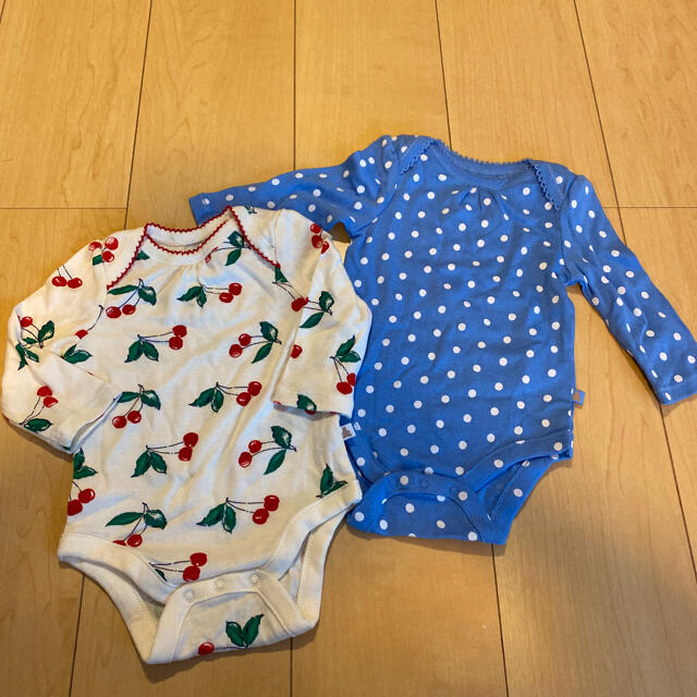 babyGAP(ベビーギャップ)の☆baby gap 60cm 長袖ロンパース☆ キッズ/ベビー/マタニティのベビー服(~85cm)(ロンパース)の商品写真