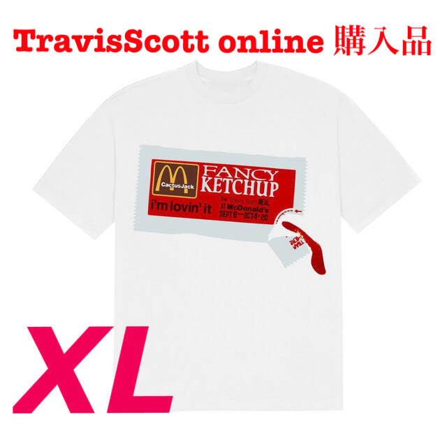 マクドナルド(マクドナルド)のTravisScott  CACTUS JACK McDonald's Tee メンズのトップス(Tシャツ/カットソー(半袖/袖なし))の商品写真