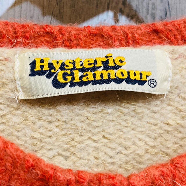 HYSTERIC GLAMOUR(ヒステリックグラマー)のHYSTERIC GLAMOUR ヒステリックグラマーLily柄物ニットセーター レディースのトップス(ニット/セーター)の商品写真