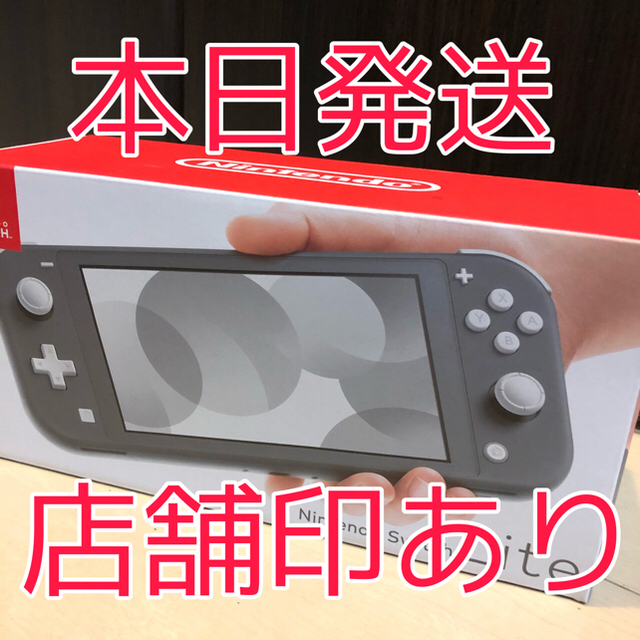 Nintendo Switch(ニンテンドースイッチ)の【早い者勝ち】任天堂　Nintendo Switch Lite グレー エンタメ/ホビーのゲームソフト/ゲーム機本体(家庭用ゲーム機本体)の商品写真