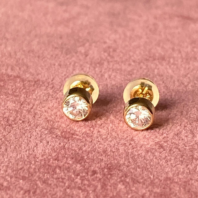 k18ダイヤピアス0.50ct