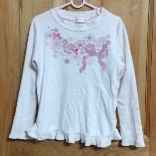 メゾピアノ(mezzo piano)の120サイズ★mezzo piano★ボーダーカットソー(Tシャツ/カットソー)