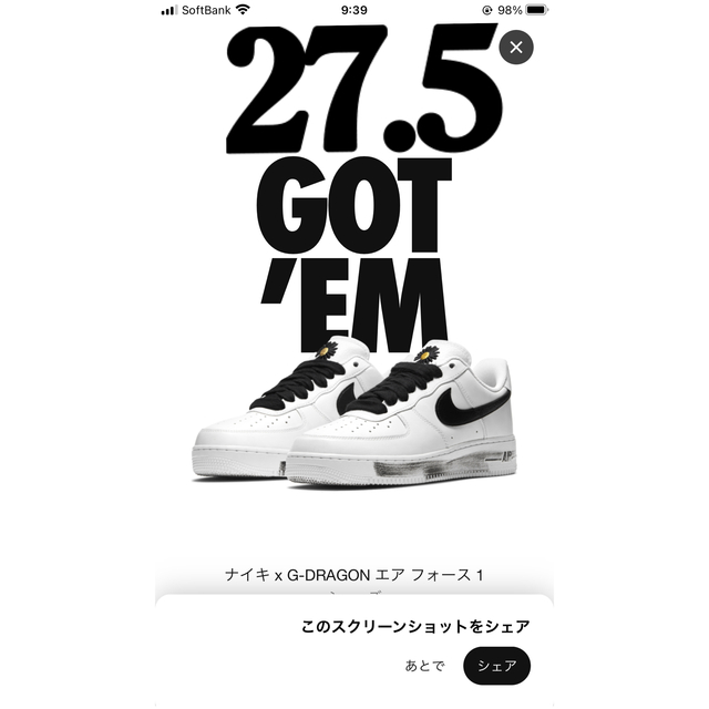 NIKE(ナイキ)のナイキ　エアフォース1 パラノイズ メンズの靴/シューズ(スニーカー)の商品写真