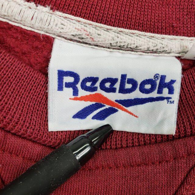 Reebok(リーボック)の【90s 古着】リーボック 刺繍ロゴ スウェット トレーナー USサイズ メンズのトップス(スウェット)の商品写真