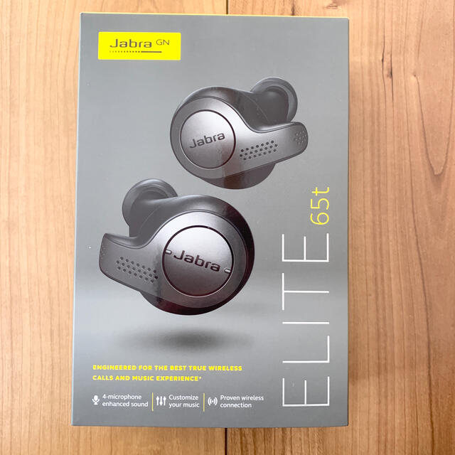 Jabra Elite 65t  チタニウムブラック　ジャブラ　イヤホン スマホ/家電/カメラのオーディオ機器(ヘッドフォン/イヤフォン)の商品写真