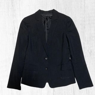 ユニクロ(UNIQLO)の【UNIQLO】ウォッシャブル ウール テーラード ジャケット ブラック(テーラードジャケット)