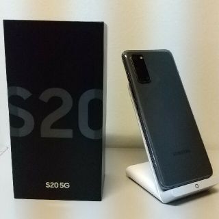 ギャラクシー(Galaxy)の【海外版Dual SIM】Galaxy  S20 5G コズミックグレイ(スマートフォン本体)