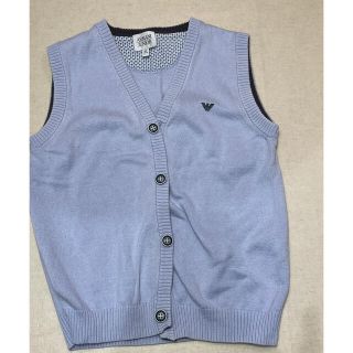 ARMANI JUNIOR - 1/31まで出品＊アルマーニジュニア ニットベスト サイズ8Aの通販｜ラクマ