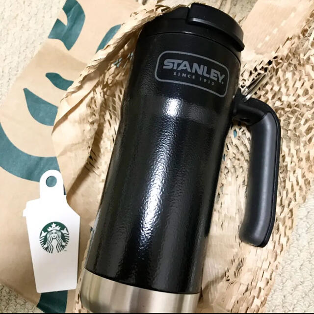 Stanley(スタンレー)のスタバ　スタンレー　グリップハンドル　ステンレスタンブラー　Starbucks インテリア/住まい/日用品のキッチン/食器(タンブラー)の商品写真