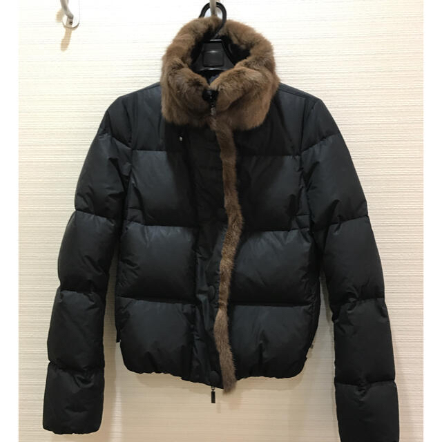 ジャケット/アウター【着用一度のみ】MONCLER モンクレー ファー付きダウン