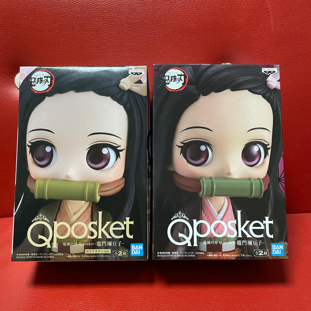 BANPRESTO(バンプレスト)のQposket  禰󠄀豆子(ねずこ)　ノーマルカラー＋セピアカラーセット エンタメ/ホビーのおもちゃ/ぬいぐるみ(キャラクターグッズ)の商品写真