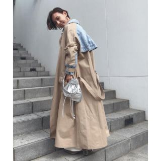 アメリヴィンテージ(Ameri VINTAGE)のamerivintage DENIM BALCCAN COAT ベージュ(トレンチコート)