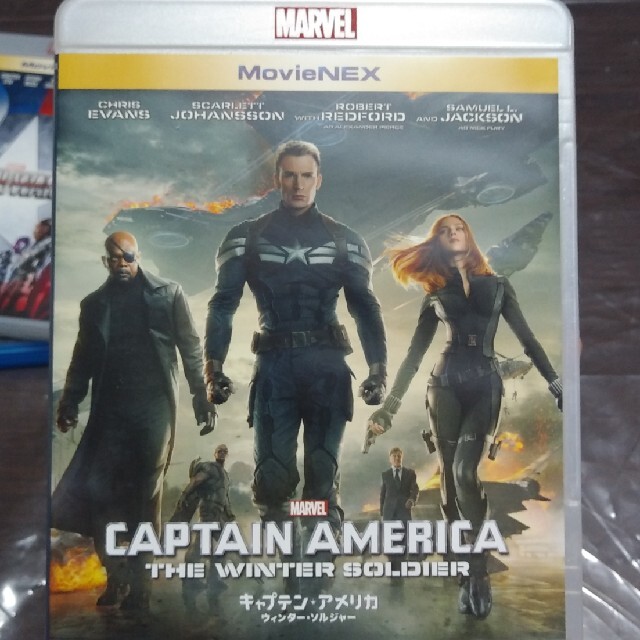 MARVEL(マーベル)の値下げ可能 キャプテン アメリカ 3点セット BluRay 純正ケース エンタメ/ホビーのDVD/ブルーレイ(外国映画)の商品写真