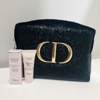 ディオール(Dior)のディオール　ホリデー　オファー　ポーチ　カプチュール   乳液　美容液(ポーチ)