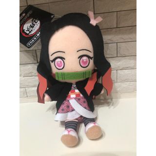 バンダイ(BANDAI)の鬼滅の刃 Chibiぬいぐるみ　禰豆子　ぬいぐるみ　竈門禰豆子　ねづこ(キャラクターグッズ)