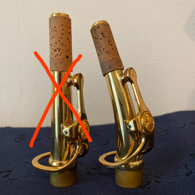 最安値SALE】 YAMAHA サックス用ネック S.Sax SM1R / ゴールドラッカー