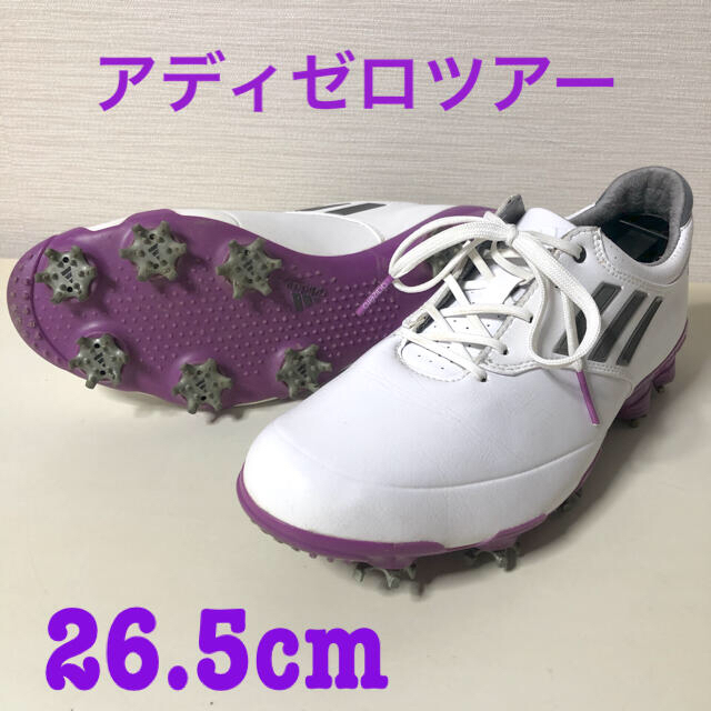 adidas　アディダス　ゴルフシューズ アディゼロツアー　26.5cm