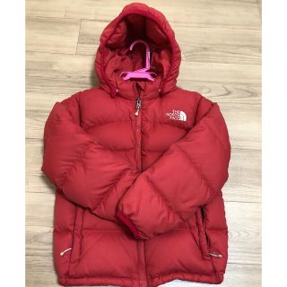 ザノースフェイス(THE NORTH FACE)のThe North Face⭐︎130 ダウン　ピンクレッド(ジャケット/上着)