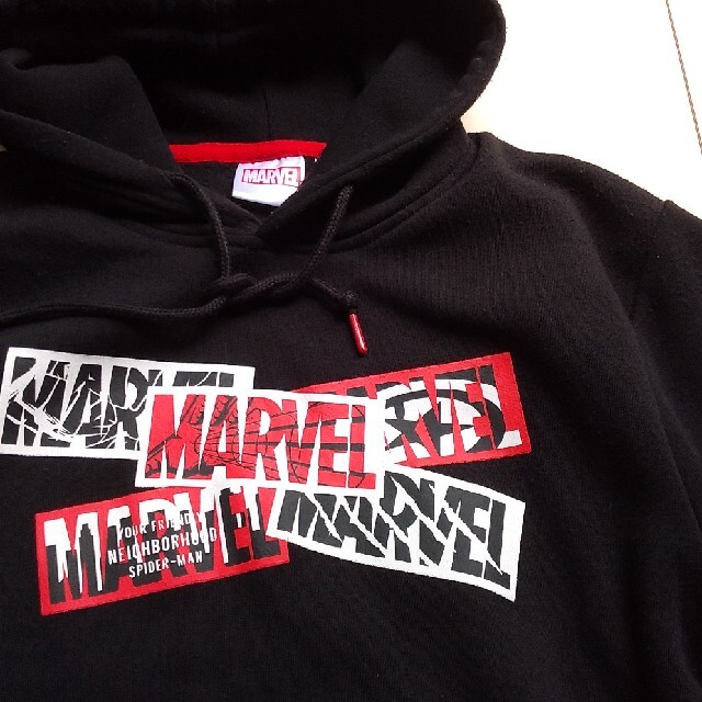 MARVEL(マーベル)のマーベル MARVEL M パーカー 黒 シンプル メンズのトップス(パーカー)の商品写真