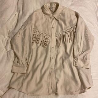 マウジー(moussy)の【moussy】FRINGE OVER シャツ  (シャツ/ブラウス(長袖/七分))