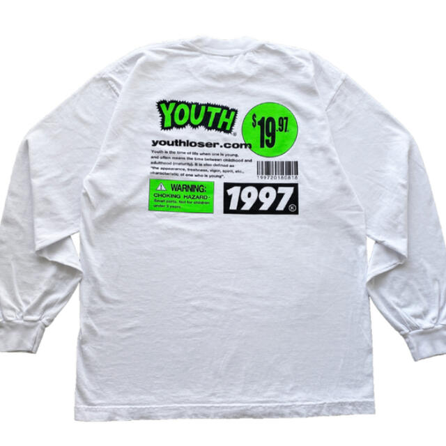 Youth LOSER ユースルーザー tee Tシャツ XL