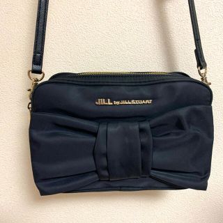 ジルバイジルスチュアート(JILL by JILLSTUART)のJILL by JILL STUART リボンポシェット ショルダーバック 黒(ショルダーバッグ)