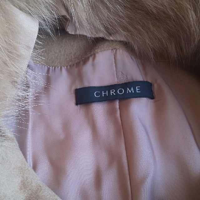 CHROME(クローム)のCHROME カシミヤ レディースコート レディースのジャケット/アウター(ロングコート)の商品写真
