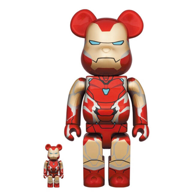 MEDICOM TOY(メディコムトイ)のBE@RBRICK IRON MAN MARK 85 100％ & 400％ エンタメ/ホビーのフィギュア(その他)の商品写真