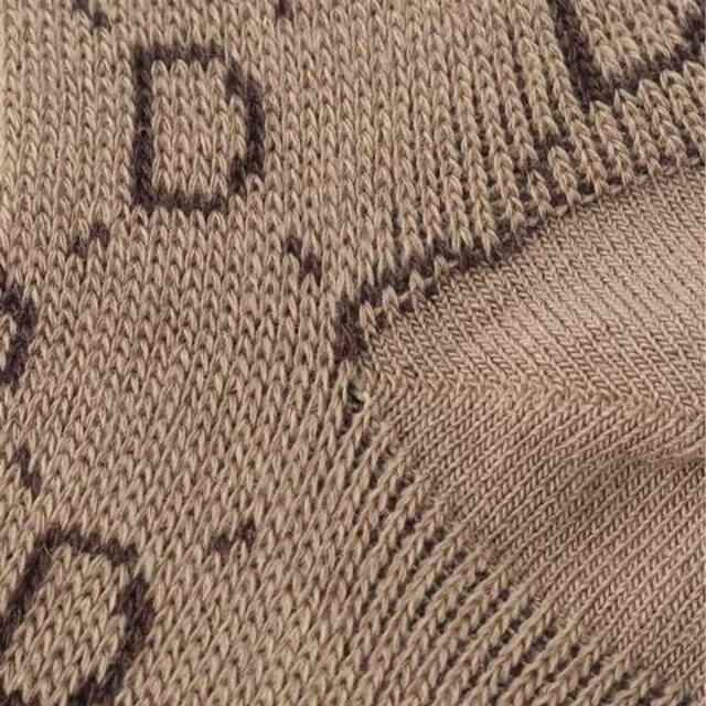 DEUXIEME CLASSE(ドゥーズィエムクラス)のDeuxieme Classe jacquard socks ベージュ　新品 レディースのレッグウェア(ソックス)の商品写真