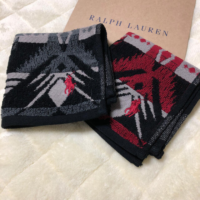 POLO RALPH LAUREN(ポロラルフローレン)のポロラルフローレン　タオルハンカチ レディースのファッション小物(ハンカチ)の商品写真