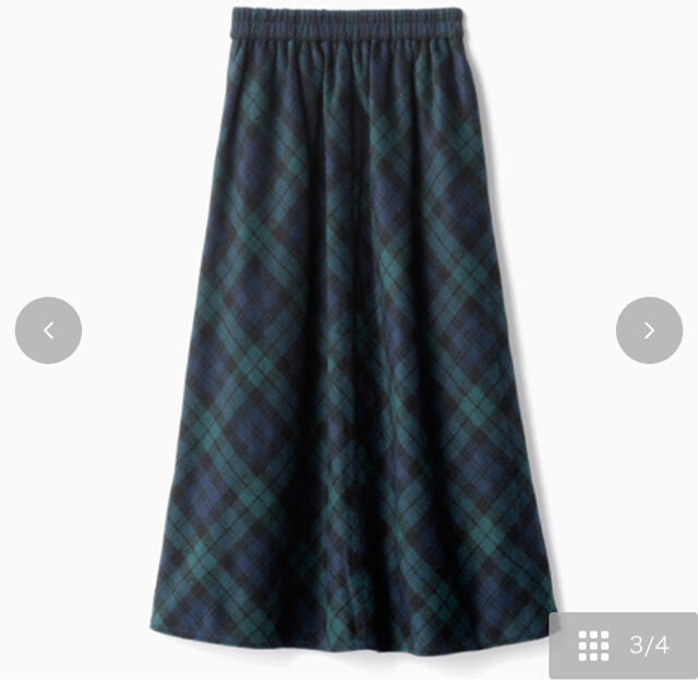 しまむら(シマムラ)のプチプラ　あや　チェック　スカート  限定　しまむら レディースのスカート(ロングスカート)の商品写真