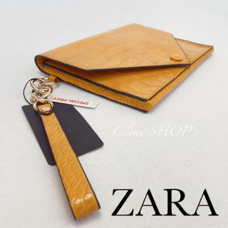 ザラ(ZARA)の新品 ZARA ザラ クロックプリントクラッチ ストラップ付き(クラッチバッグ)