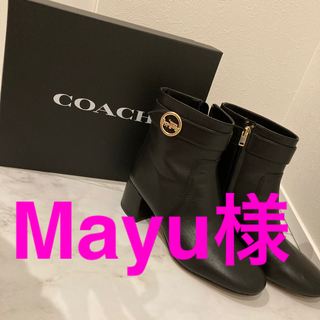 コーチ(COACH)のMayu様　coach 美品ショートブーツ　24.5㎝(ブーツ)