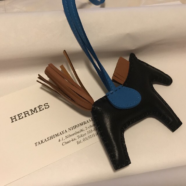 Hermes - エルメス hermes ロデオチャーム 最新 ブラック