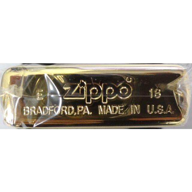 ZIPPO(ジッポー)の新品　ZIPPO　マルチカットシェルゴールド　2G-MULTI　定価13200円 メンズのファッション小物(タバコグッズ)の商品写真