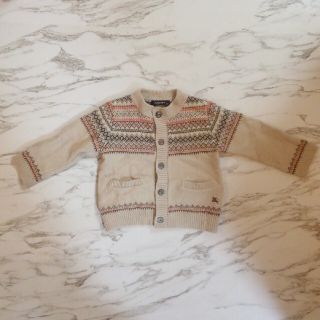 バーバリー(BURBERRY)のBURBERRY　カーディガン　90(カーディガン)