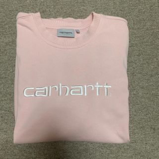 カーハート(carhartt)のcarhartt ピンク　トレーナー(スウェット)