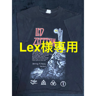 アンダーカバー(UNDERCOVER)のLex様専用 レッドツゥペリン ロック ツアー バンド Tシャツ(Tシャツ/カットソー(半袖/袖なし))