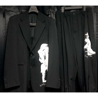 ヨウジヤマモト(Yohji Yamamoto)のYohji Yamamoto  pour homme  刺繍セットアップ(セットアップ)