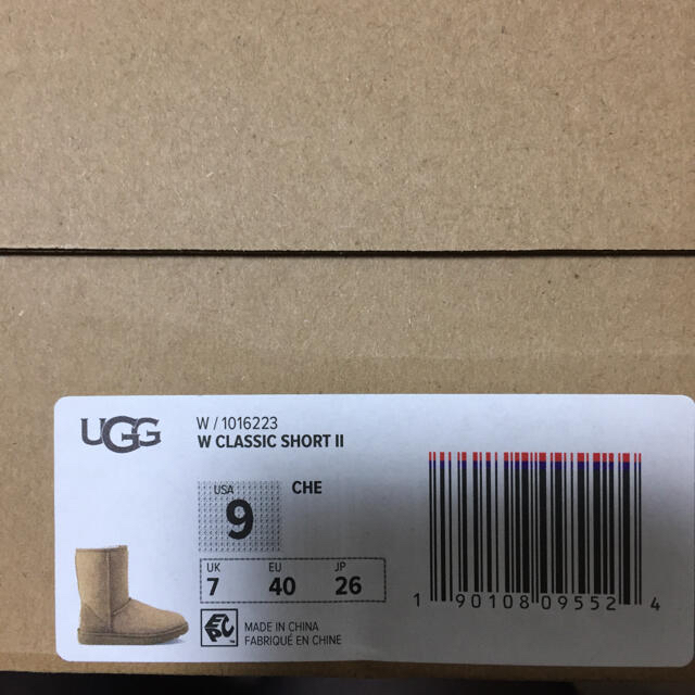 新品未使用 UGG ムートンブーツ チェスナット