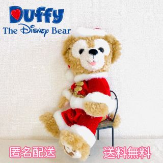 ディズニー(Disney)の美品☆サンタダッフィーぬいぐるみポーチ クリスマス TDS TDR(ポーチ)