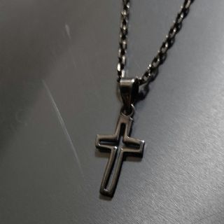 クロムハーツ(Chrome Hearts)のシルバー クロスネックレス(ネックレス)