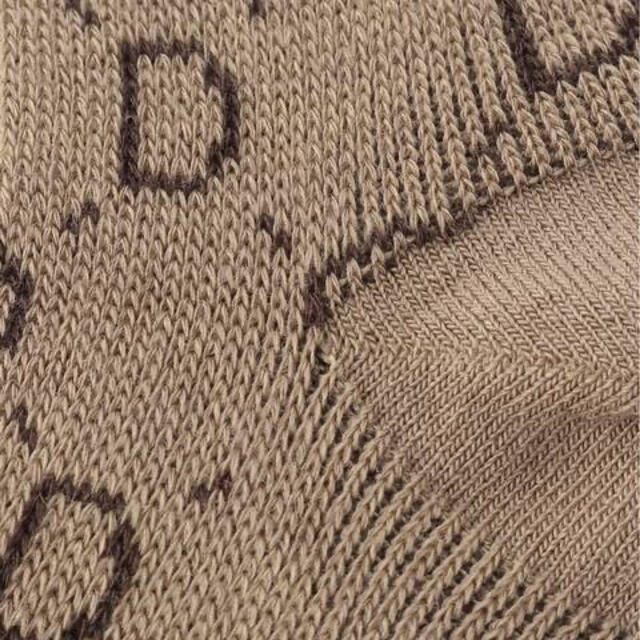 DEUXIEME CLASSE(ドゥーズィエムクラス)のDeuxieme Classe jacquard socks ベージュ&ブラウン レディースのレッグウェア(ソックス)の商品写真