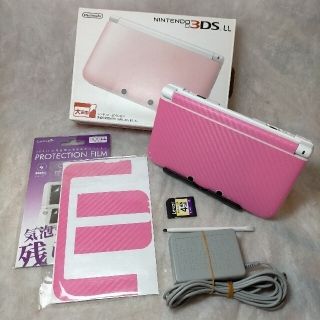 ニンテンドー3DS(ニンテンドー3DS)の良 機能回復訓練 Nintendo 3DS  LL 本体ピンク/ホワイト(携帯用ゲーム機本体)