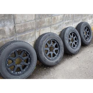 ブリヂストン(BRIDGESTONE)の【中古】ジムニー用　アルミホイール＋スタットレスタイヤ①(タイヤ・ホイールセット)