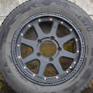 ブリヂストン(BRIDGESTONE)の【中古】ジムニー用　アルミホイール＋スタットレスタイヤ②(タイヤ・ホイールセット)