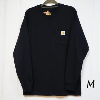 カーハート(carhartt)の新品 carhartt ロンT　長袖／ブラック／Ｍ(Tシャツ/カットソー(七分/長袖))