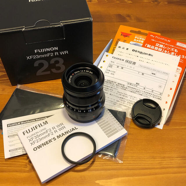 【美品・おまけあり】XF23mm F2 R WR FUJIFILM ブラック