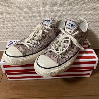 コンバース(CONVERSE)のWACKO MARIA convers パイソン柄   27センチ(スニーカー)