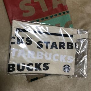 スターバックスコーヒー(Starbucks Coffee)のスターバックス　ノベルティポーチ　ブラック(ノベルティグッズ)